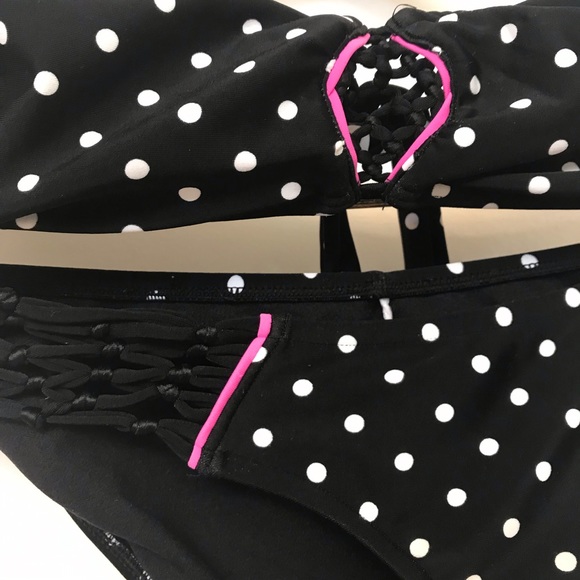 Rip Curl Polka Dot Bikini Set - Picture 1 of 4